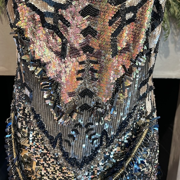 AllSaints Iconic Dreamcatcher Dress Sequin Embellished - UK 14 US 10 - Picture 5 of 7